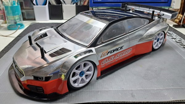RCスーパーGT用ボディの塗装完了 : プラドの趣味の備忘録