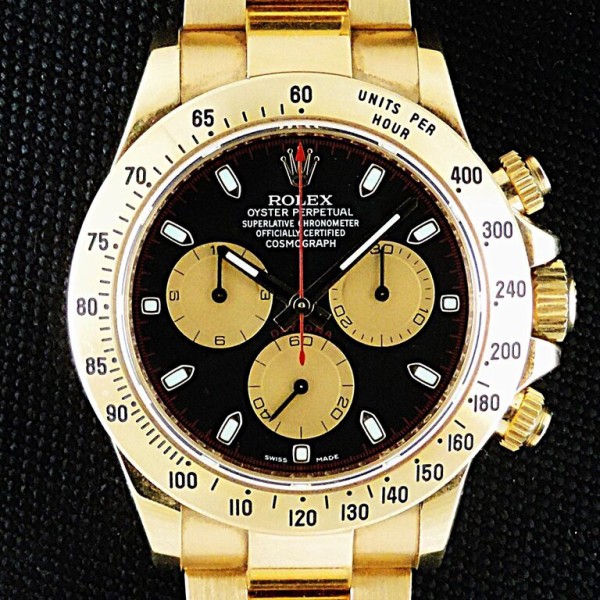◎ROLEX◎Ref.116528/DAYTONA赤巻きブラック K18YG 最終ランダム品番