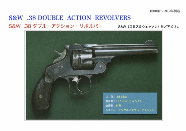 S&W ダブル・アクション・リボルバー : 世界の名銃コレクション