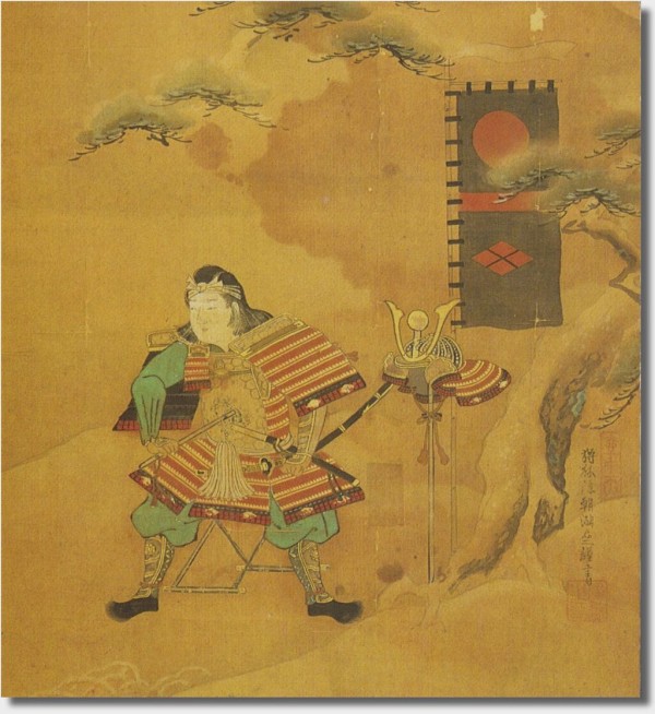 武田氏 武田家 武田信玄 家紋入り大型の漆塗り長持 古美術 歴史的希少価値 2048px-