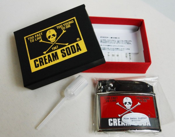 ☆CREAM SODA 角ドクロオイルライター 再入荷しました
