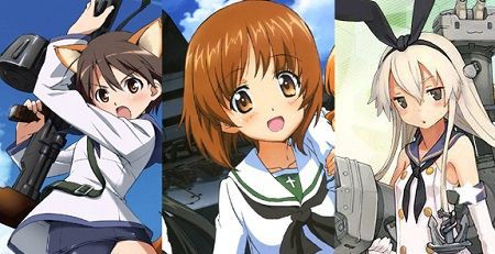 AnimeJapanガルパン×艦これ ×ストパン 陸！海！空！グッズセット