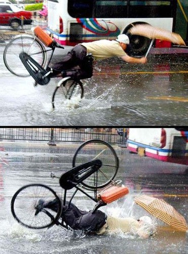 自転車通勤の人って雨の日どうしてんの じてそく