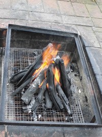炭の組み方 桜ｹ池公園 自遊の森 のblog