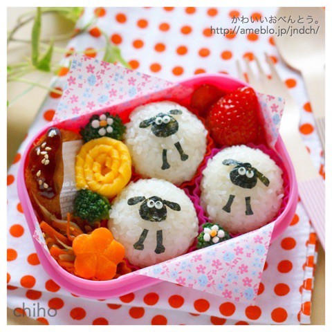 ひつじのショーン弁当 かわいいおべんとう