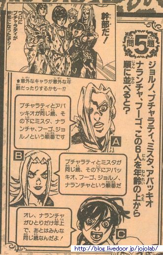 気分はjojo ナランチャのボケ その２ ジョジョの奇妙な研究所