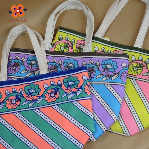 COCUE  花柄刺繍 バッグ 青色 COCUE 花柄刺繍 バッグ 青色 刺繍ミニトート 新体操柄 発表会 ギフト