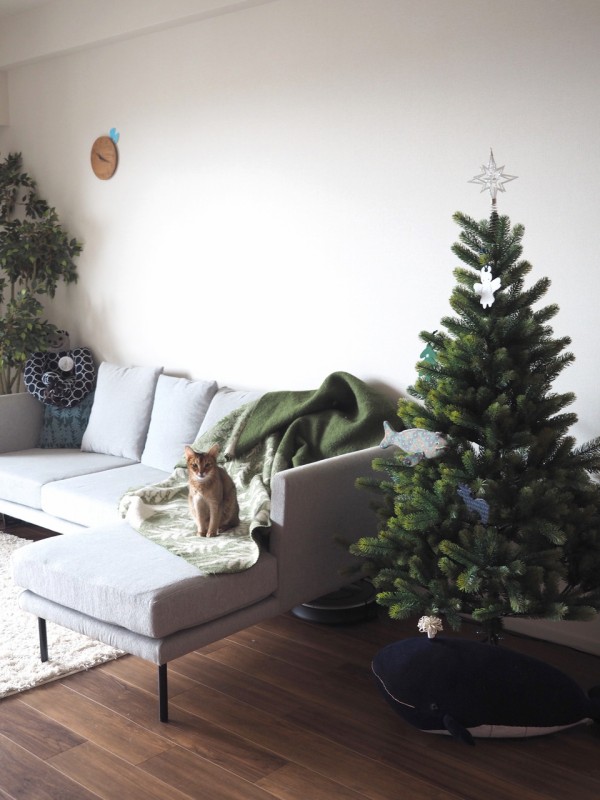 クリスマスツリーを買いました : おうちごはんとおかしとねこ クリスマスツリーを買いました : おうちごはんとおかしとねこ