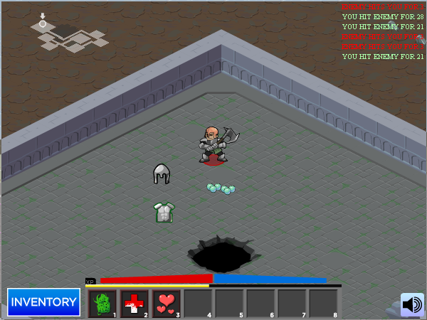 敵を倒してダンジョンを潜っていくアクションrpg Hack Slash Crawl ぼんなり