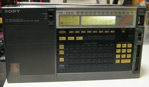 SONY ICF-2001D バックライト交換 : JHGのブログ