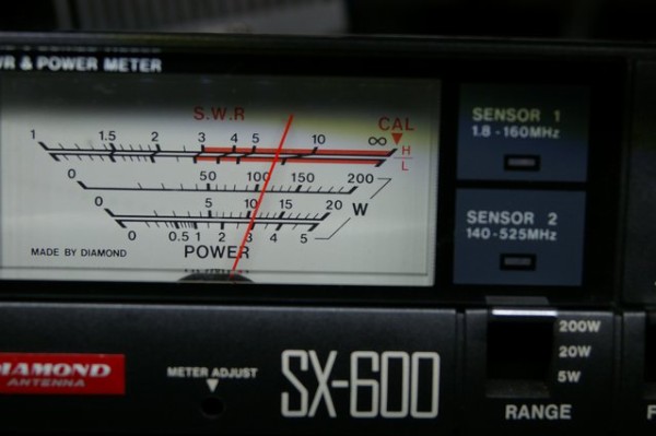 DIAMOND SX-600 メーターが振れない : JHGのブログ
