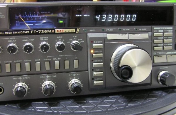 ヤエス YAESU FT-736M (25W)トランシーバー144,433MHz Yahoo!オークション - YAESU FT-847(1.9Mhz～430Mhz)無線機故障