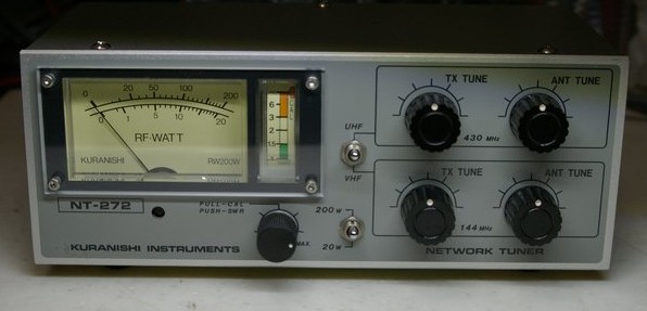 希少 クラニシ NT-272 144/430MHz アンテナチューナー クラニシ NT-272 430Mhz測定できない : JHGのブログ
