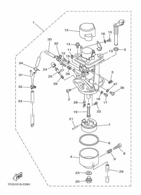 Yamaha発電機 Ef 900is キャブレター清掃 Part2 Jr2vkbのアマチュア無線日記