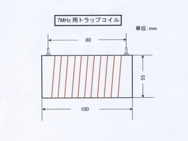 3バンド(7-3.5-1.9MHz)アンテナ用トラップコイルの製作 : JR2VKBのアマチュア無線日記