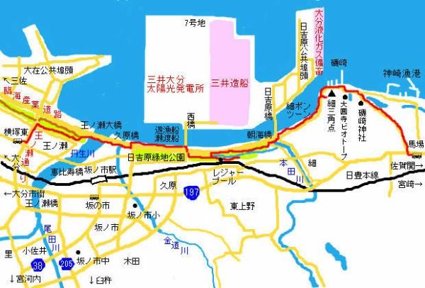 王ノ瀬から日吉原緑地を経て磯崎を訪ねる やまやま再発見