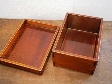 入れ子式蓋付7段木箱 : 好き！楽しい！古い！