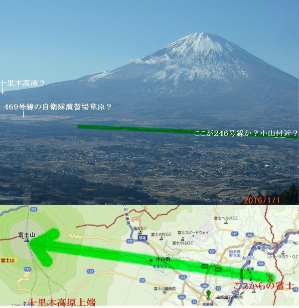 足柄峠と十里木高原