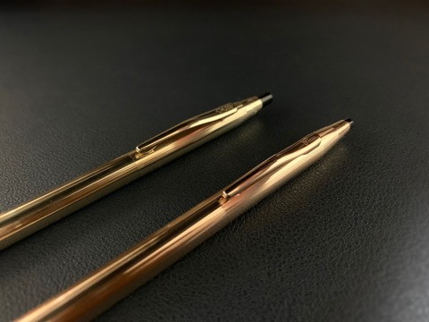 美品　クロス　cross　金張りコレクション　　10金12金14金18金　替芯付 高級ボールペンのレビュー】CROSS｜クロス クラシック