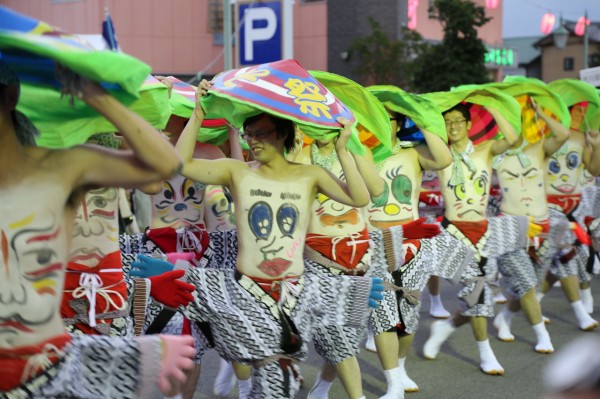 渋川へそ祭り 群馬絵日記