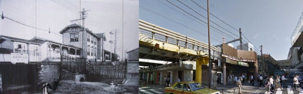 懐かしい昭和の写真で比較する山手線各駅の昔と今 大東京 ビフォー ナウ