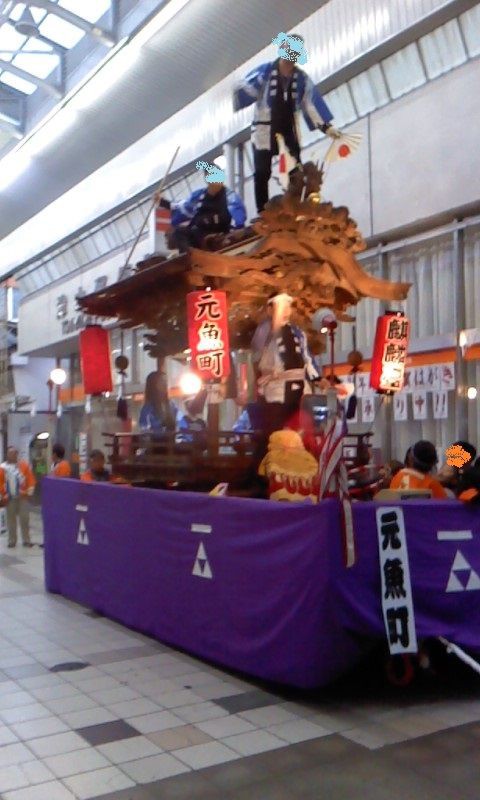 津山まつり 元魚町 だんじり 遠い空へとどけ