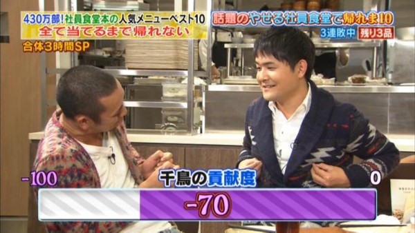 雑感 お試しかっ 帰れま10に千鳥二度目の参戦 ヨイ ナガメ