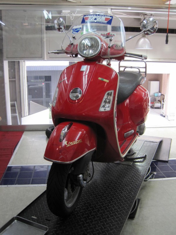 GTS250ieメンテナンス。 : sogno vespa club