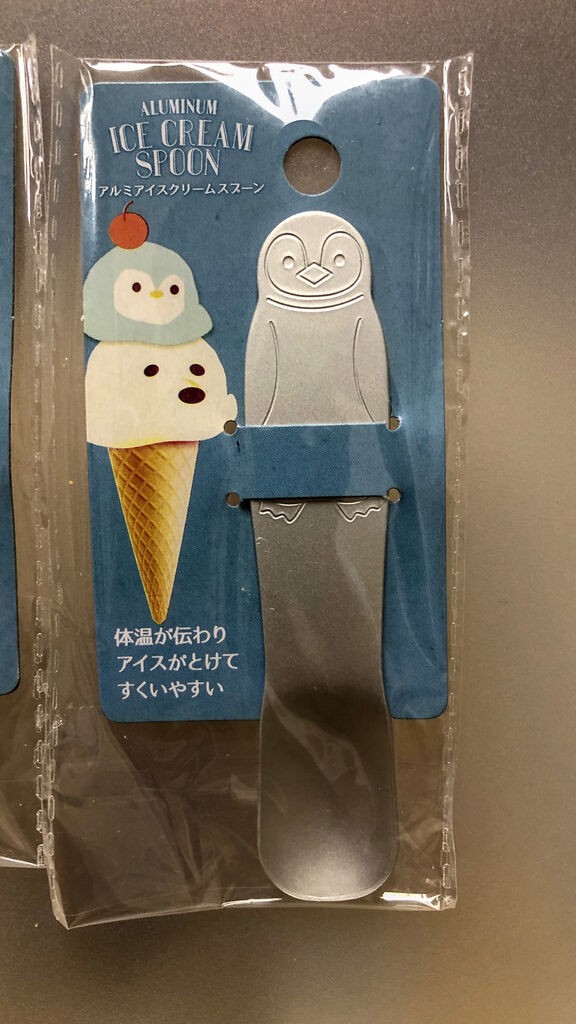 アイスクリームスプーン☆ジンベイザメ☆体温でアイスが溶けてすくい