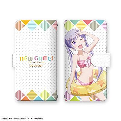 New Game の手帳型スマホケースが2種類登場 水着の青葉と浴衣の青葉 ひふみ先輩 Iphone速報