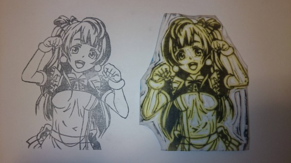 アニメキャラの消しゴムハンコ製作したったwwww Iphone速報 アニメキャラの消しゴムハンコ製作したったwwww Iphone速報