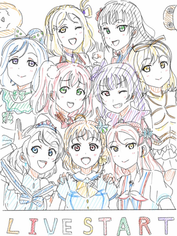 Iphoneのメモ帳でラブライブ のキャラ描いたｗｗｗｗｗｗ Iphone速報