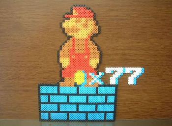 ドット絵との相性は抜群 アイロンビーズでマリオなどゲームキャラクターを再現 ゲーム動画センター