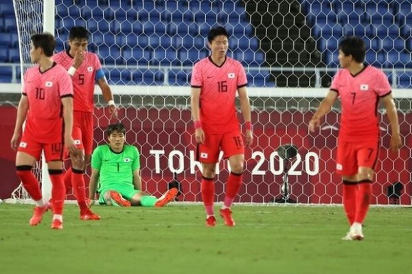 韓国人 サッカー韓国代表の東京五輪終了 メキシコに3対6で敗北 カイカイ反応通信