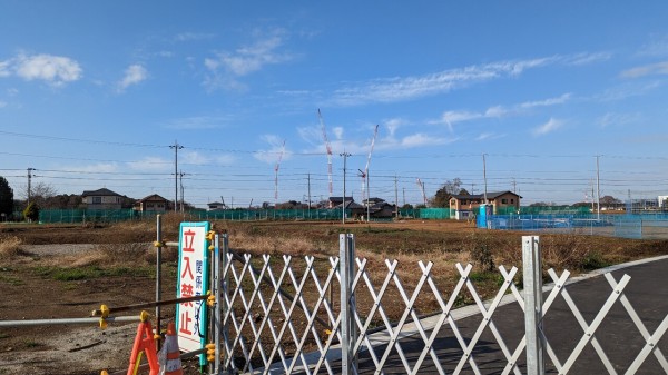 柏市柏インター西土地区画整理事業 と物流施設 Landport 柏i の工事状況を見てきた 22年12月9日 柏の葉サイクルライフ 柏市柏インター西土地区画整理事業 と物流施設 Landport 柏i の工事状況を見てきた 22年12月9日 柏の葉サイクルライフ