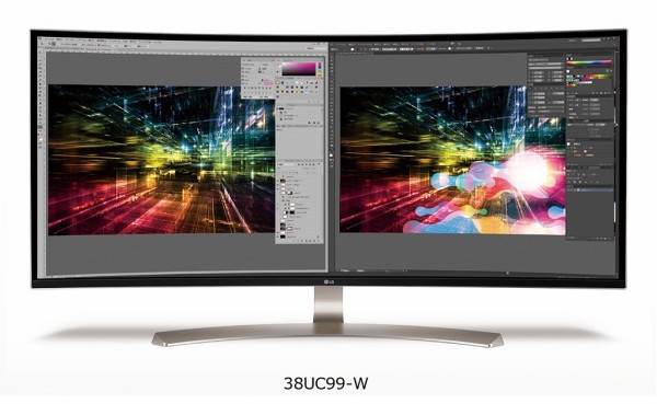 LGが37.5インチの湾曲液晶ディスプレイ「38UC99-W」を発売 : 柏の葉