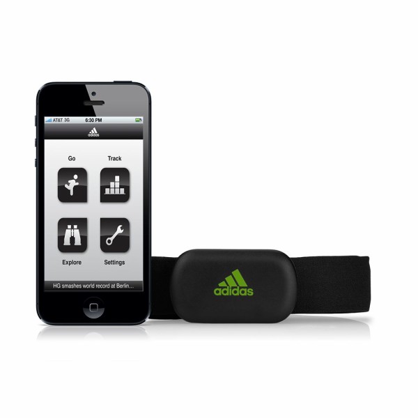 アディダスが「miCoach Heart Rate Monitor for Bluetooth SMART」を