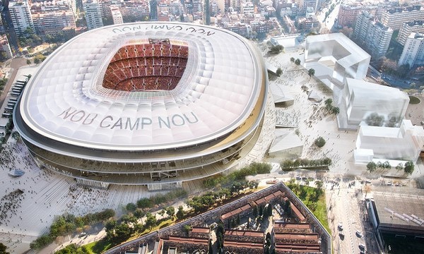 バルサが本拠地「新カンプ・ノウ」の完成予想図を発表 : 柏の葉