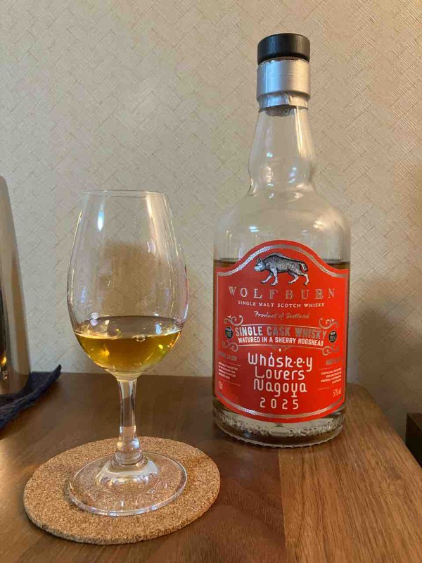 ウルフバーン シェリーホグスヘッド “ウイスキーラバーズ名古屋 2025” カイ太郎の晩酌日記 285杯目 ウルフバーン ウイスキーラバーズ