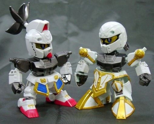 BANDAI - ガンプラ　SDガンダム三国伝　真項羽ターンX 劉邦劉備ガンダム　コンパチキット 真項羽ターンX VS 劉邦劉備ガンダムコンパチブルキット