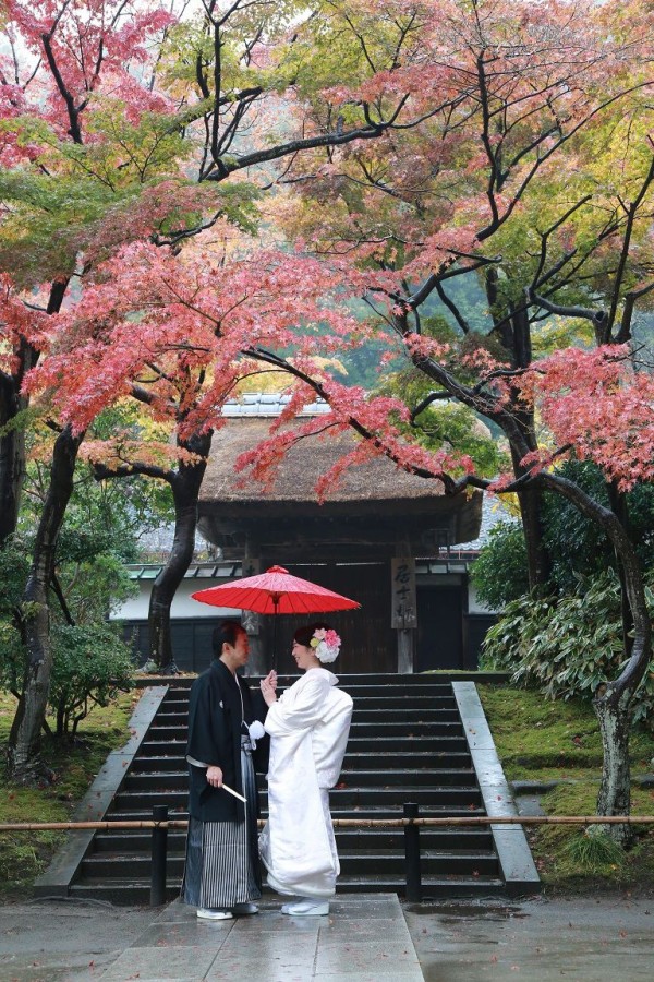 北鎌倉円覚寺 紅葉フォトウェディング 鎌倉着物スタジオぶろぐ