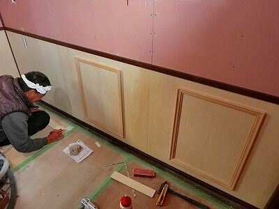 モールディング腰壁 宮城県仙台市の鎌田工務店ブログ 鎌田 竜也