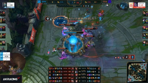 Ljl これがaria 圧倒的パフォーマンスでbo5 2戦目はcgaが勝利 よーどる速報 Lol5chまとめ