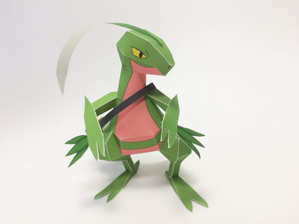 ポケモン ジュプトル てんのペパクラ 紙工作好きのブログ