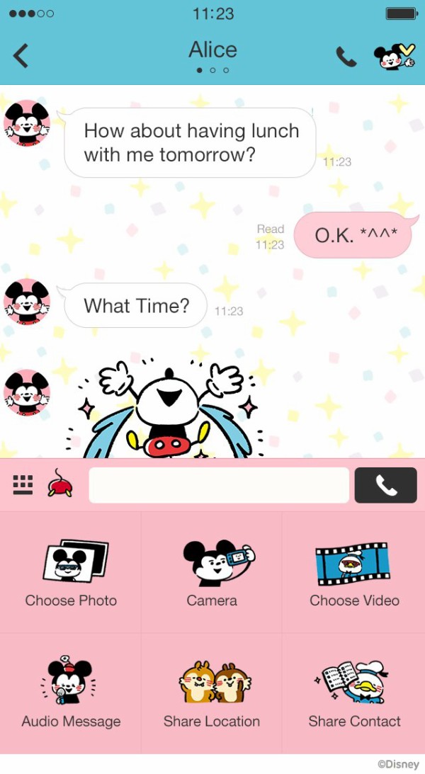 カナヘイ画 ミッキー フレンズ Line着せかえ出ました カナヘイのブログ