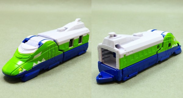 バンダイ 烈車合体シリーズEX 烈車合体DXサファリガオー レビュー : 冷やし牛乳やってます。