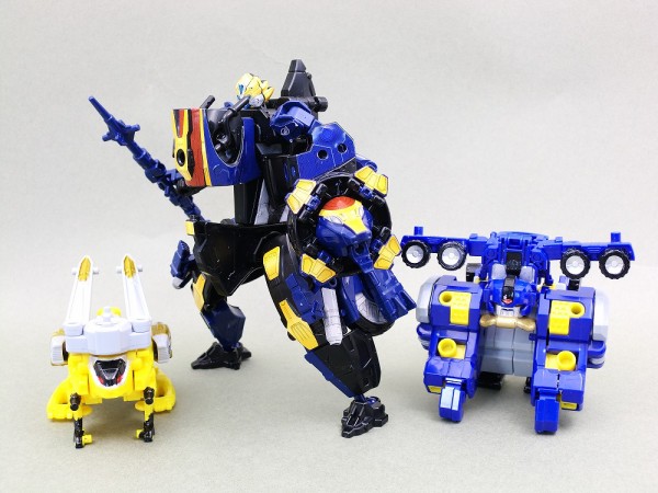 バンダイ ミニプラ特命合体タテガミライオー レビュー（合体編