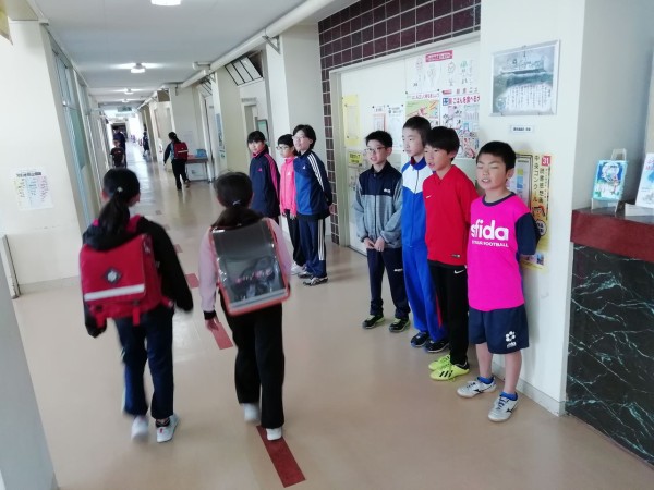 あいさつ運動 金田っ子ニュース