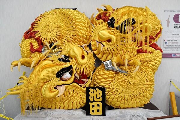 緑林シリーズ 太鼓祭り 布団締め 阿龍（1体）のみ 金糸銀糸 太鼓台