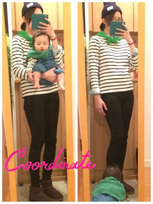 生後351日 親子コーデ Kaniさんの妊娠 出産 育児記録